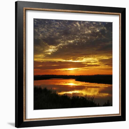 July Sunrise-Adrian Campfield-Framed Photographic Print