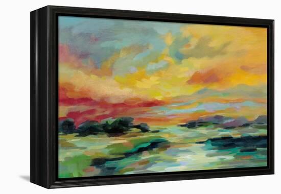 July Sunset-Silvia Vassileva-Framed Stretched Canvas