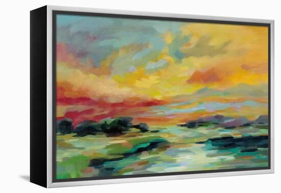 July Sunset-Silvia Vassileva-Framed Stretched Canvas