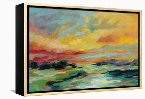 July Sunset-Silvia Vassileva-Framed Stretched Canvas