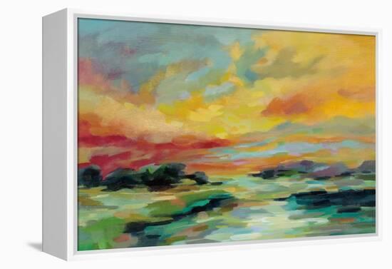 July Sunset-Silvia Vassileva-Framed Stretched Canvas