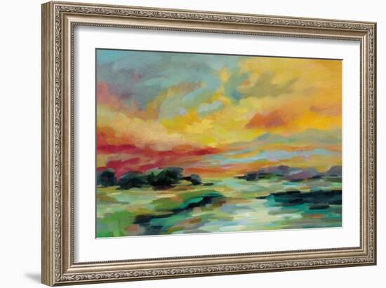 July Sunset-Silvia Vassileva-Framed Art Print