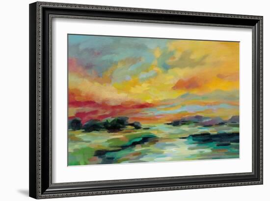 July Sunset-Silvia Vassileva-Framed Art Print