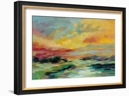 July Sunset-Silvia Vassileva-Framed Art Print