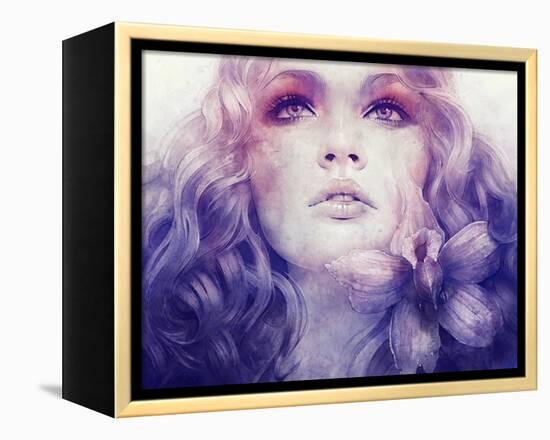 July-Anna Dittman-Framed Stretched Canvas