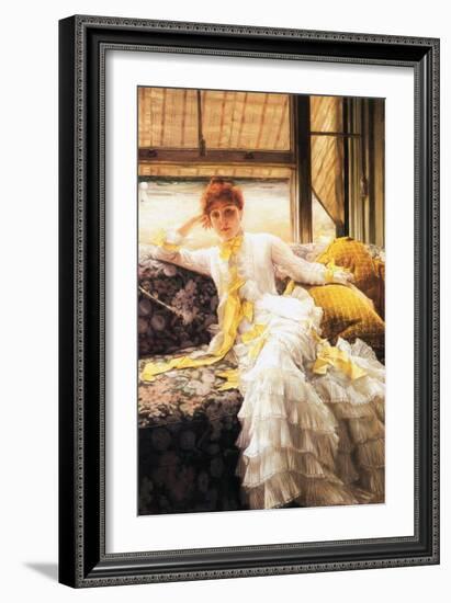 July-James Tissot-Framed Art Print