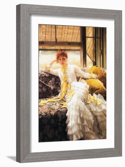 July-James Tissot-Framed Art Print