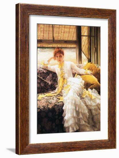 July-James Tissot-Framed Art Print