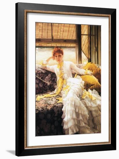 July-James Tissot-Framed Art Print