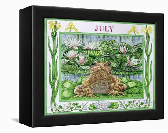 July-Catherine Bradbury-Framed Premier Image Canvas
