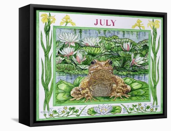 July-Catherine Bradbury-Framed Premier Image Canvas