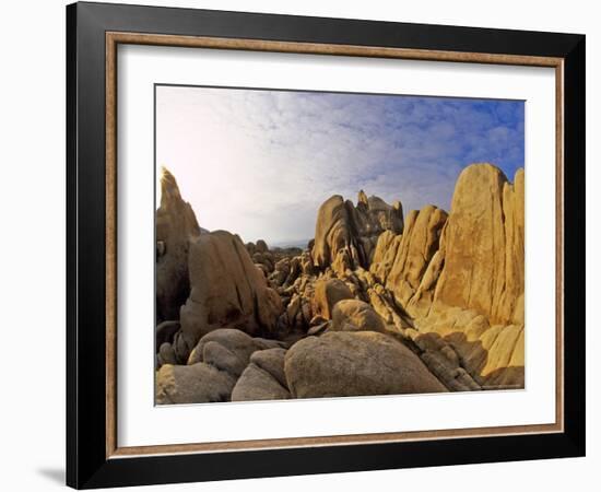 Jumbled Rocks, Joshua Tree National Park, California, USA-Chuck Haney-Framed Photographic Print