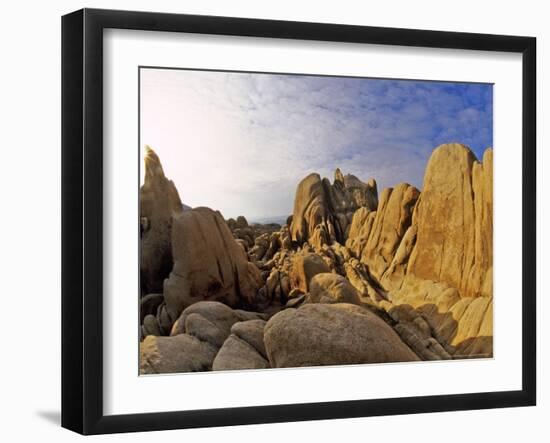 Jumbled Rocks, Joshua Tree National Park, California, USA-Chuck Haney-Framed Photographic Print