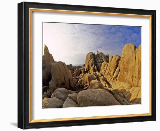 Jumbled Rocks, Joshua Tree National Park, California, USA-Chuck Haney-Framed Photographic Print