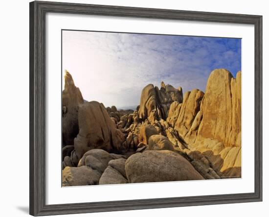 Jumbled Rocks, Joshua Tree National Park, California, USA-Chuck Haney-Framed Photographic Print