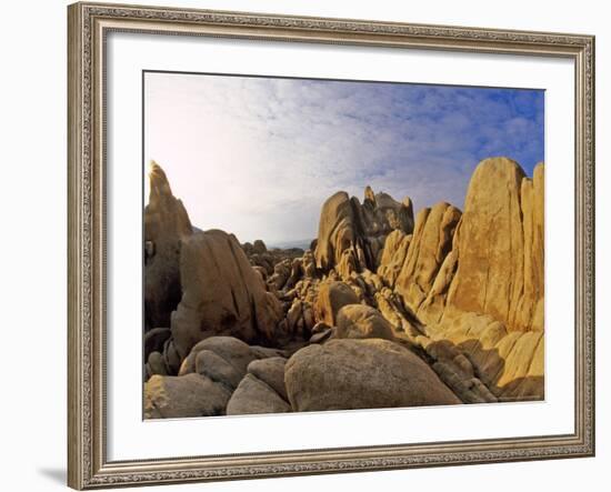 Jumbled Rocks, Joshua Tree National Park, California, USA-Chuck Haney-Framed Photographic Print