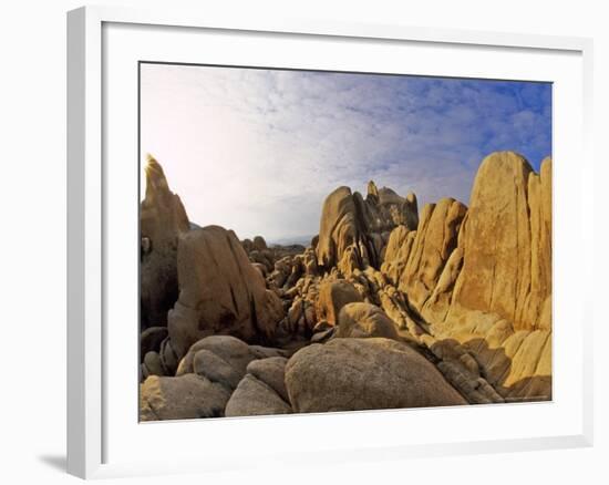 Jumbled Rocks, Joshua Tree National Park, California, USA-Chuck Haney-Framed Photographic Print