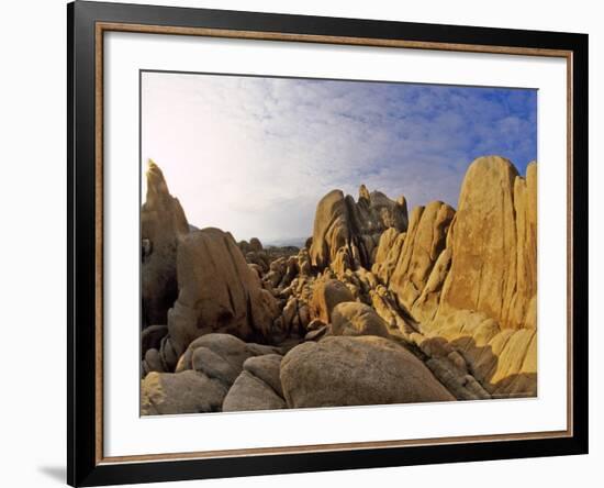 Jumbled Rocks, Joshua Tree National Park, California, USA-Chuck Haney-Framed Photographic Print
