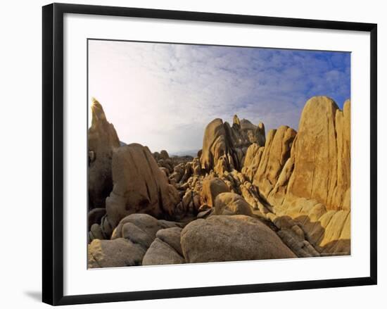 Jumbled Rocks, Joshua Tree National Park, California, USA-Chuck Haney-Framed Photographic Print