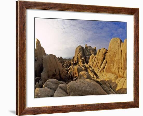 Jumbled Rocks, Joshua Tree National Park, California, USA-Chuck Haney-Framed Photographic Print