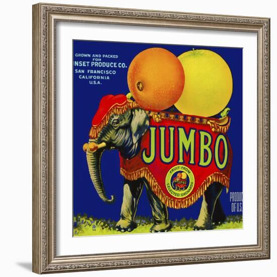 Jumbo Orange and Grapefruit-null-Framed Giclee Print