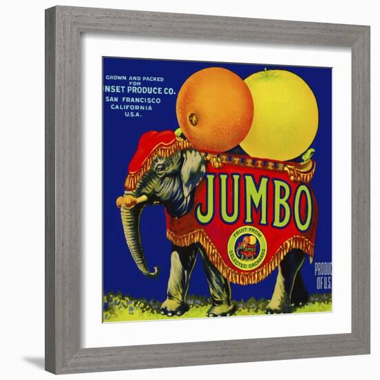 Jumbo Orange and Grapefruit-null-Framed Giclee Print