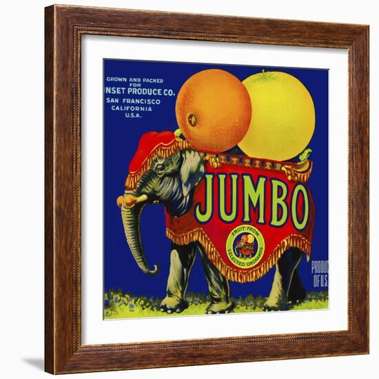 Jumbo Orange and Grapefruit-null-Framed Giclee Print