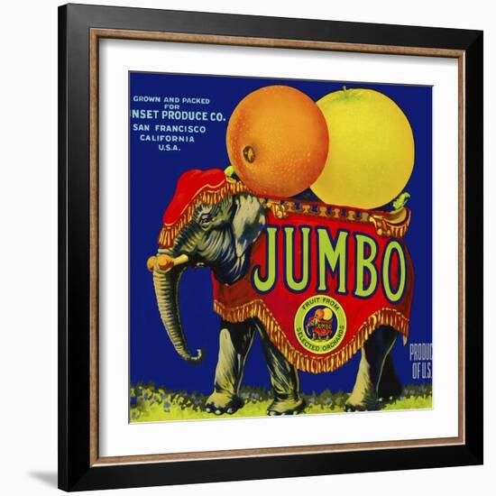 Jumbo Orange and Grapefruit-null-Framed Giclee Print