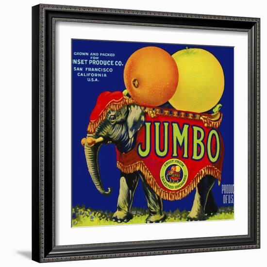 Jumbo Orange and Grapefruit-null-Framed Giclee Print