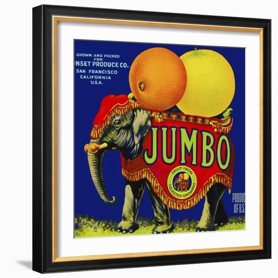 Jumbo Orange and Grapefruit-null-Framed Giclee Print