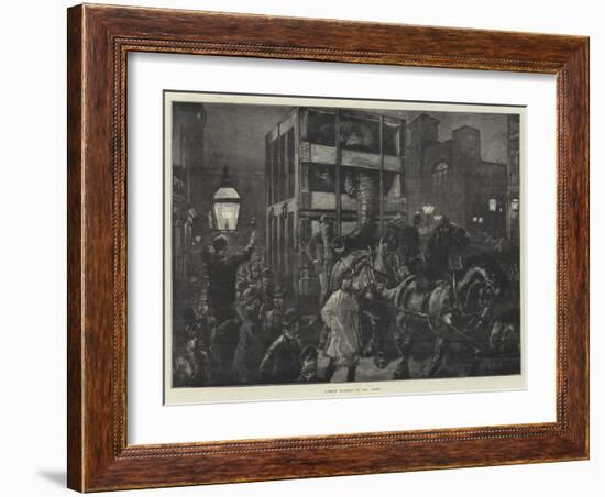 Jumbo's Journey to the Docks-William Heysham Overend-Framed Giclee Print