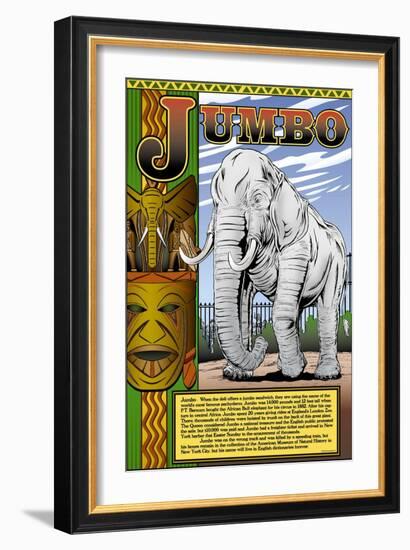 Jumbo-Wilbur Pierce-Framed Art Print