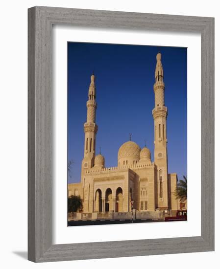 Jumeira Mosque, Dubai, United Arab Emirates, Middle East, Africa-Charles Bowman-Framed Photographic Print