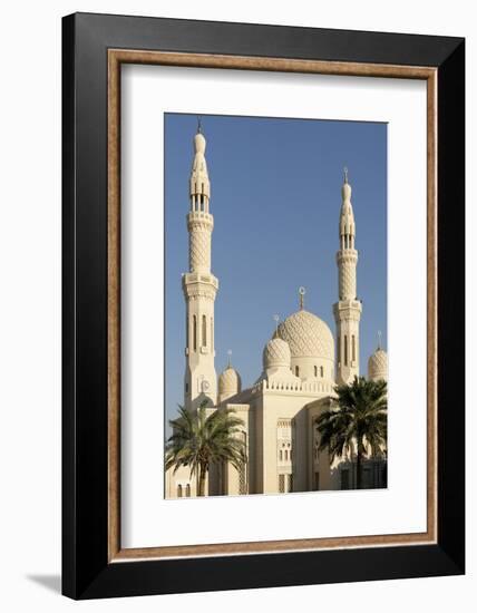 Jumeirah Mosque, Built in the Medieval Fatimid Tradition, Dubai, United Arab Emirates, Middle East-Bruno Barbier-Framed Photographic Print