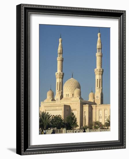 Jumeirah Mosque, Dubai, United Arab Emirates, Middle East-Waltham Tony-Framed Photographic Print