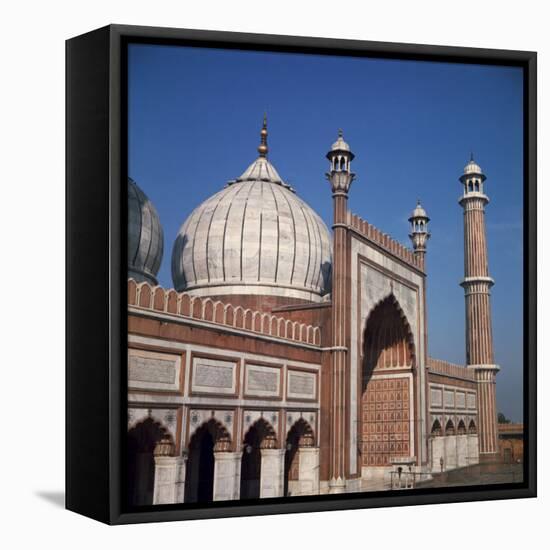 Jumma Mosque, Delhi, India-Richard Ashworth-Framed Premier Image Canvas