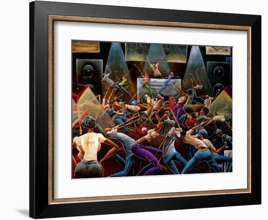 Jump Off-Frank Morrison-Framed Art Print