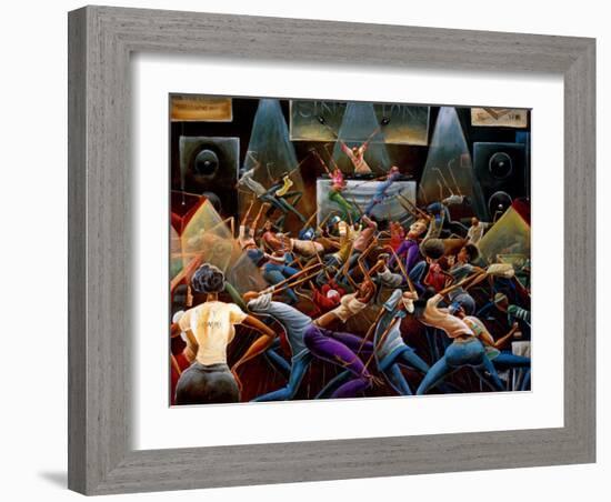 Jump Off-Frank Morrison-Framed Art Print