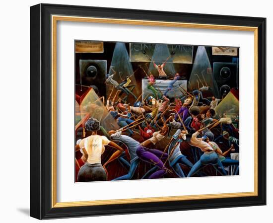 Jump Off-Frank Morrison-Framed Art Print