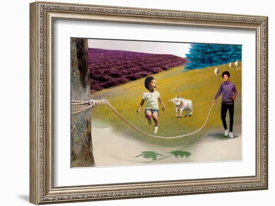 Jump Rope-Nancy Tillman-Framed Premium Giclee Print