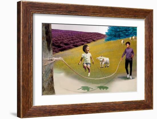 Jump Rope-Nancy Tillman-Framed Premium Giclee Print