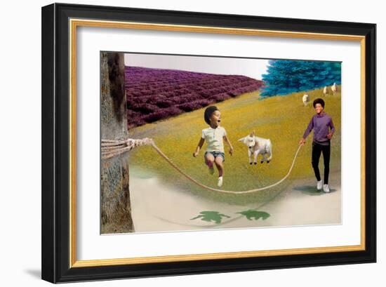 Jump Rope-Nancy Tillman-Framed Premium Giclee Print