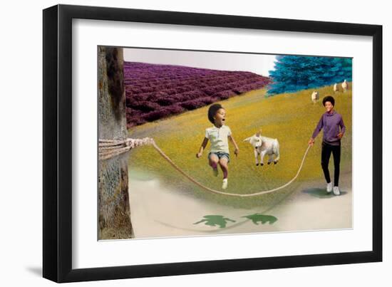 Jump Rope-Nancy Tillman-Framed Premium Giclee Print