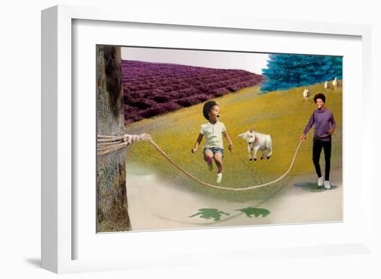 Jump Rope-Nancy Tillman-Framed Premium Giclee Print