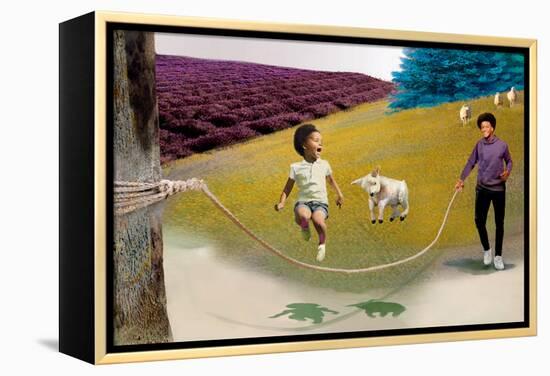 Jump Rope-Nancy Tillman-Framed Stretched Canvas