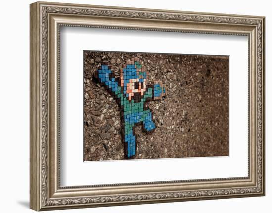 Jump-Banksy-Framed Giclee Print