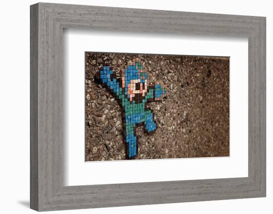 Jump-Banksy-Framed Giclee Print