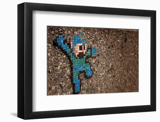 Jump-Banksy-Framed Giclee Print