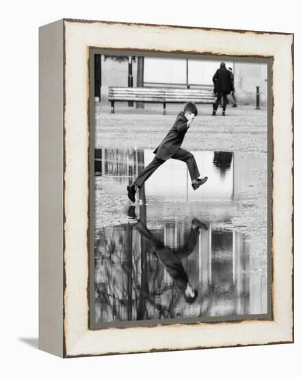 Jump-Karl Wood-Framed Premier Image Canvas