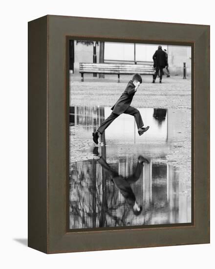 Jump-Karl Wood-Framed Premier Image Canvas